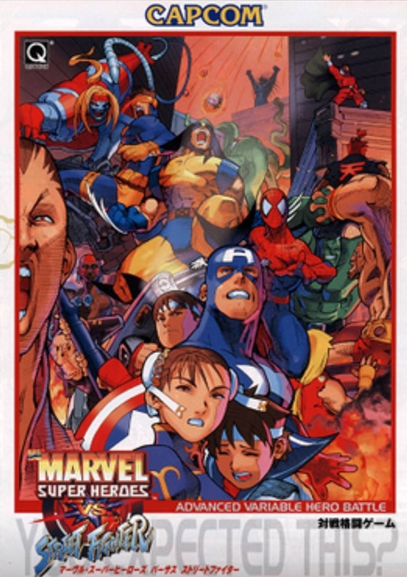New Xl Original 1997 Marvel Superheros Vs Street Fighter Shirt,90s Marvel Comic Shirt, 90s Street Fighter Shirt, 90s Video Game Shirt,capcom - Etsy New Xl Original 1997 Marvel Superheros Vs Street Fighter Shirt,90s Marvel Comic Shirt, 90s Street Fighter Shirt, 90s Video Game Shirt,capcom - Etsy