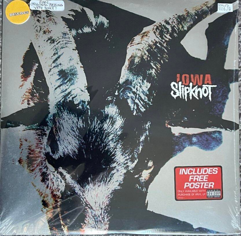 2001 Xl Slipknot Hoodie,2001 Slipknot IOWA Hoodie,y2k Slipknot
