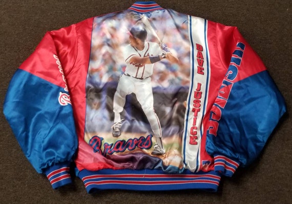 1991 XL Atlanta Braves Jacket 90s Braves Jacketvintage 