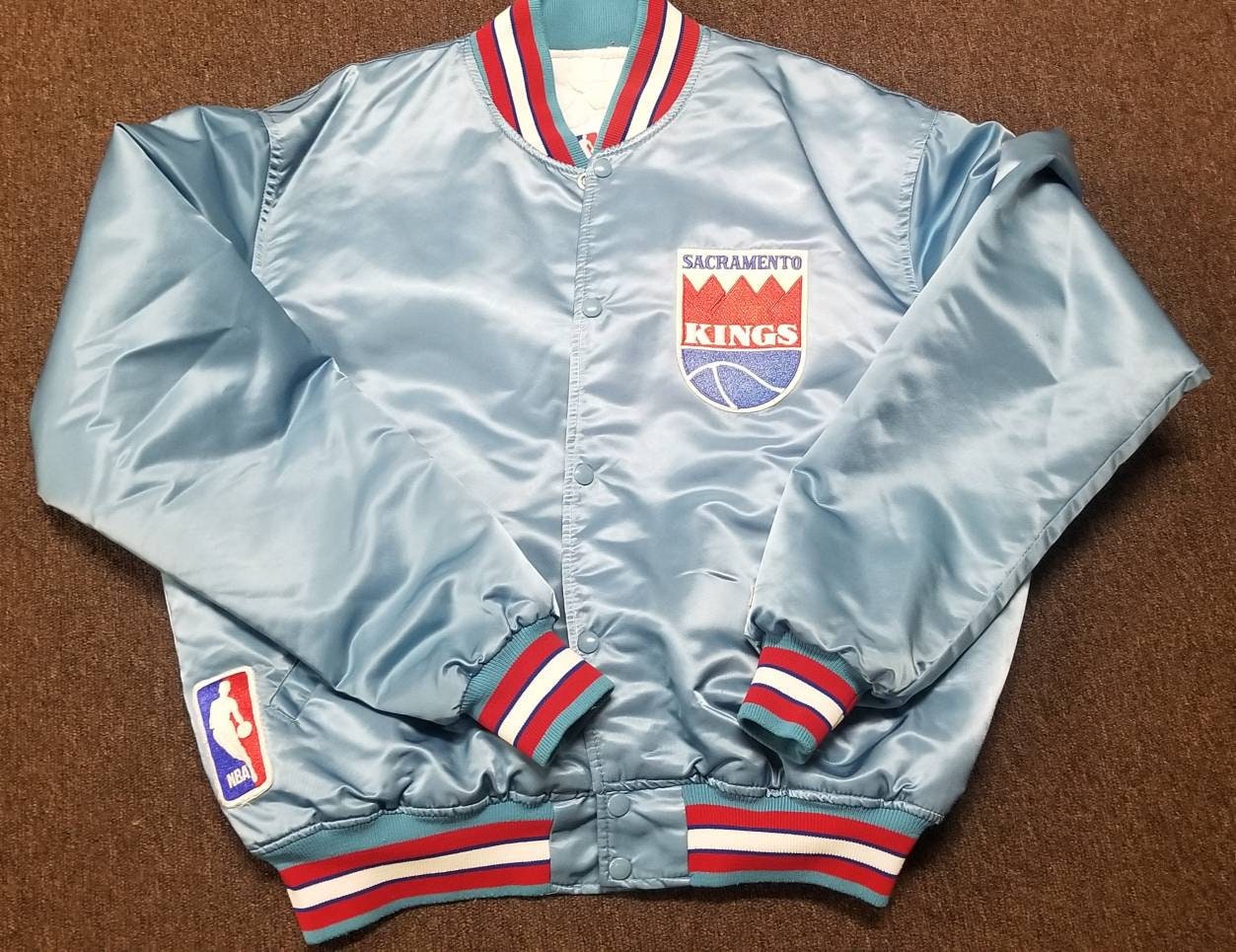 XL Sacramento Kings starter jacket, 80s vintage nba jacket true XL  Sacramento kings jacket