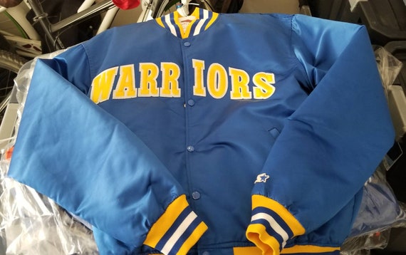 warriors starter jacket 90s