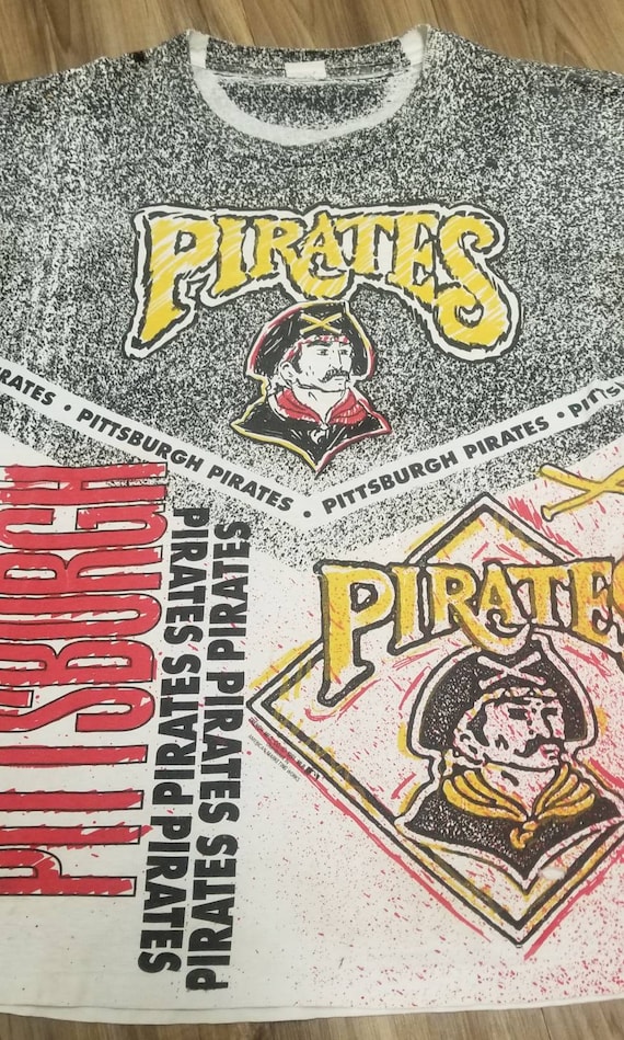 1991 XL Pittsburgh pirates shirt,pirates AOP shir… - image 2
