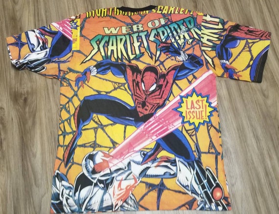90s us製 SPIDERMAN t-shirt スパイダーマン tシャツ 90年代 90s マーベル スパイダーマン アメリカ製 ネイビー 紺 半袖