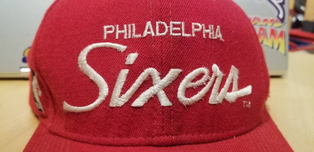 90's Philadelphia 76ers Sixers Sports Specialties Black Dome Script NBA Snapback  Hat – Rare VNTG