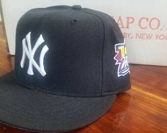 New original 1999 New Yankees hat,1999 New York Yankees world series hat size 7 3/4,1999 Yankees world series hat,90s Yankees hat,New era