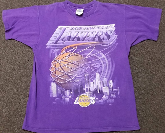 90s medium LA Lakers shirt, LA lakers tee, los ang