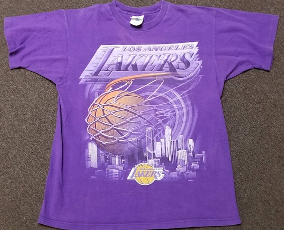 90s medium LA Lakers shirt, LA lakers tee, los an… - image 1