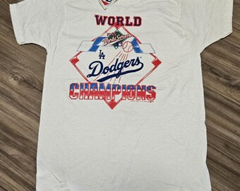 Vintage Los Angeles Dodgers 1988 World Series Champions MLB Screen