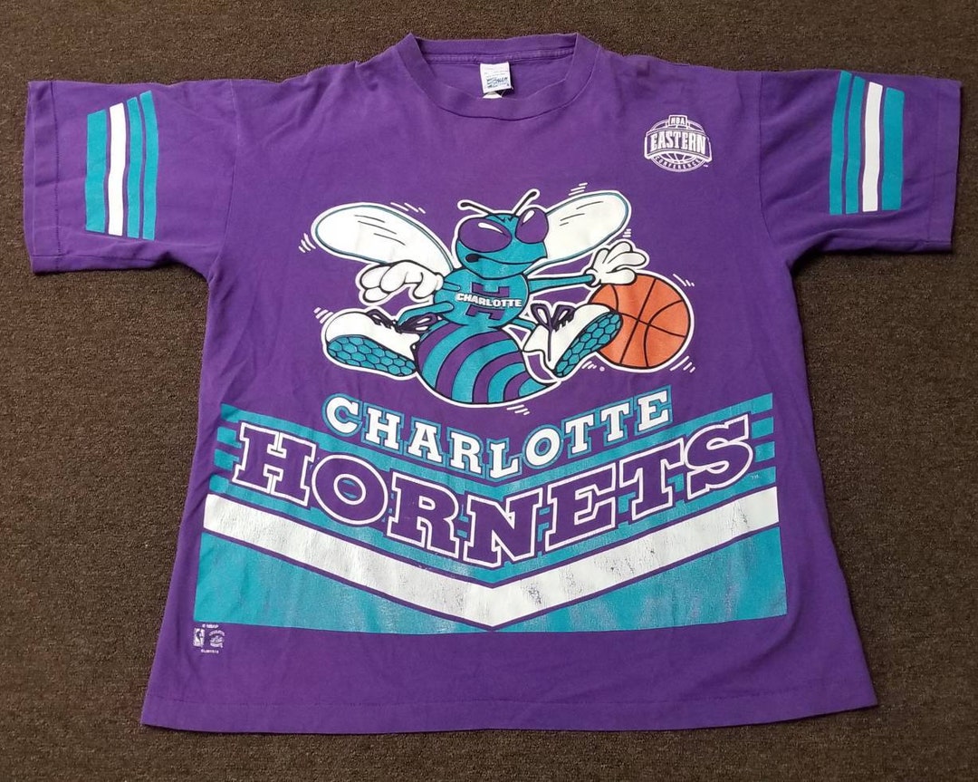 XL 1994 Charlotte Hornets Shirt,90s Hornets Shirt, Vintage Hornets ...