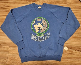 1989-1996 Minnesota Timberwolves sweatshirt,80s Timberwolves sweatshirt,large Timberwolves sweatshirt,vintage Timberwolves sweatshirt
