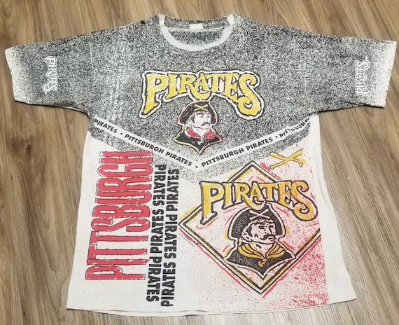 1991 XL Pittsburgh pirates shirt,pirates AOP shir… - image 1