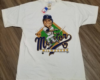1989 Milwaukee brewers shirt, 80s brewers shirt,medium brewers  shirt,vintage Milwaukee brewers shirt,vintage brewers shirt,brewers salem  Spo