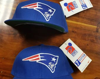 1997-99 New england patriots Sports Specialties hat size 7, 7 1/4,New England Patriots hat, Patriots coach hat game hat