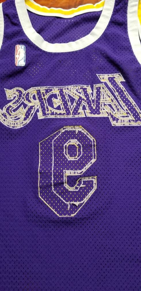 1990-96 Nick Van Exel Jersey Los Angeles Lakers Champion Jersey
