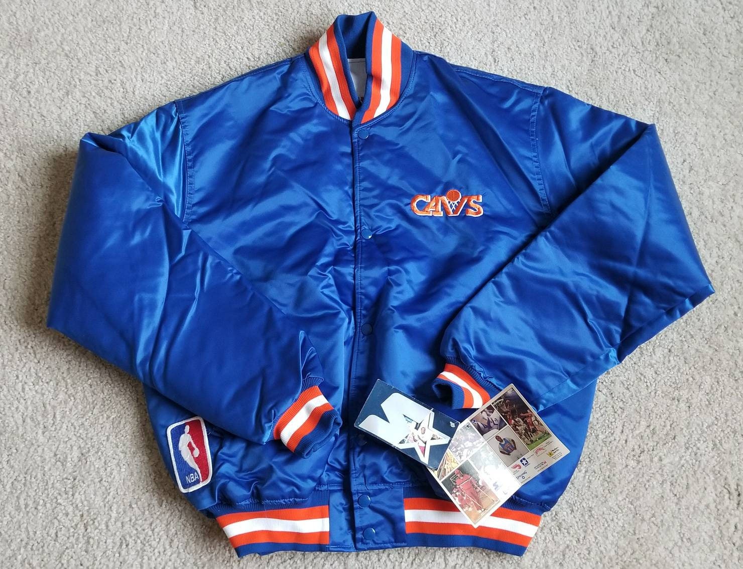 Cleveland Cavaliers: 1980's Satin NBA Authentics Starter Bomber Jacket –  National Vintage League Ltd.