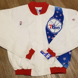 2003 Philadelphia 76ers Sixers Nike Rewind NBA Varsity Jacket Size XL –  Rare VNTG