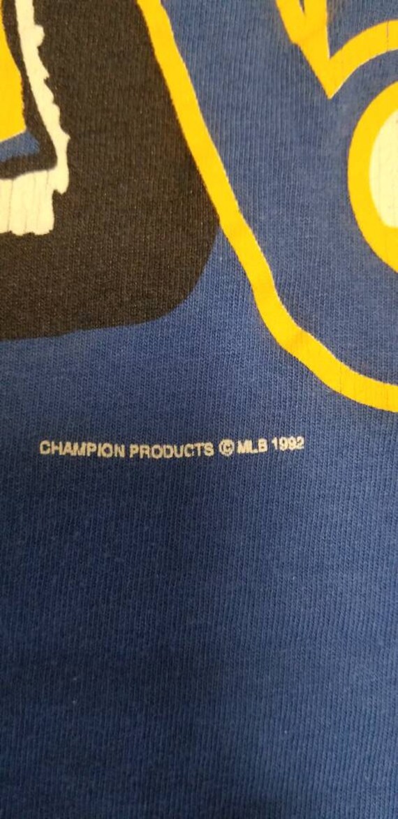 1992 Milwaukee brewers shirt, 90s brewers shirt, medium brewers shirt,vintage brewers shirt,hanes brewers shirt View 3