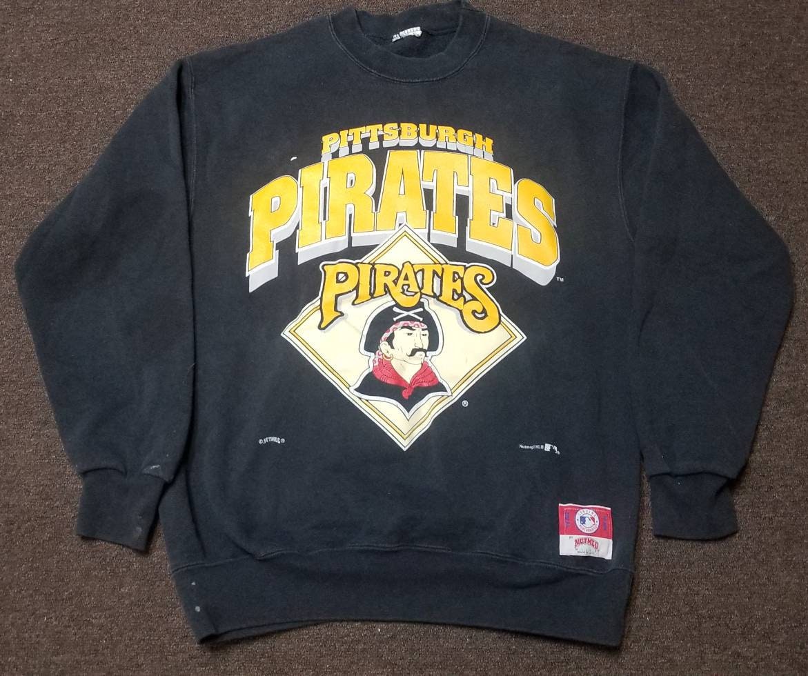 1986-1997 Medium Pittsburgh Pirates Sweatshirt,80s Pittsburgh