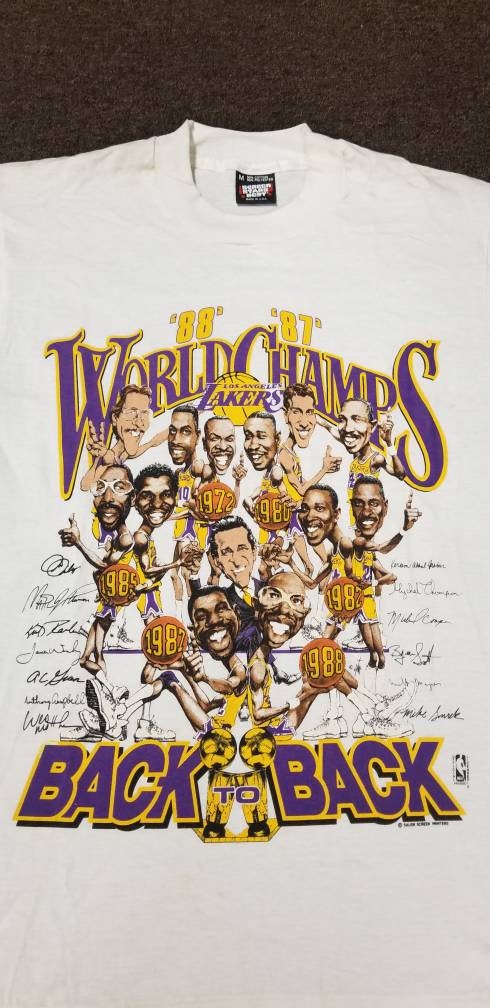 New 80s Vintage Medium Lakers Shirt, 1988 Nba Finals Shirt