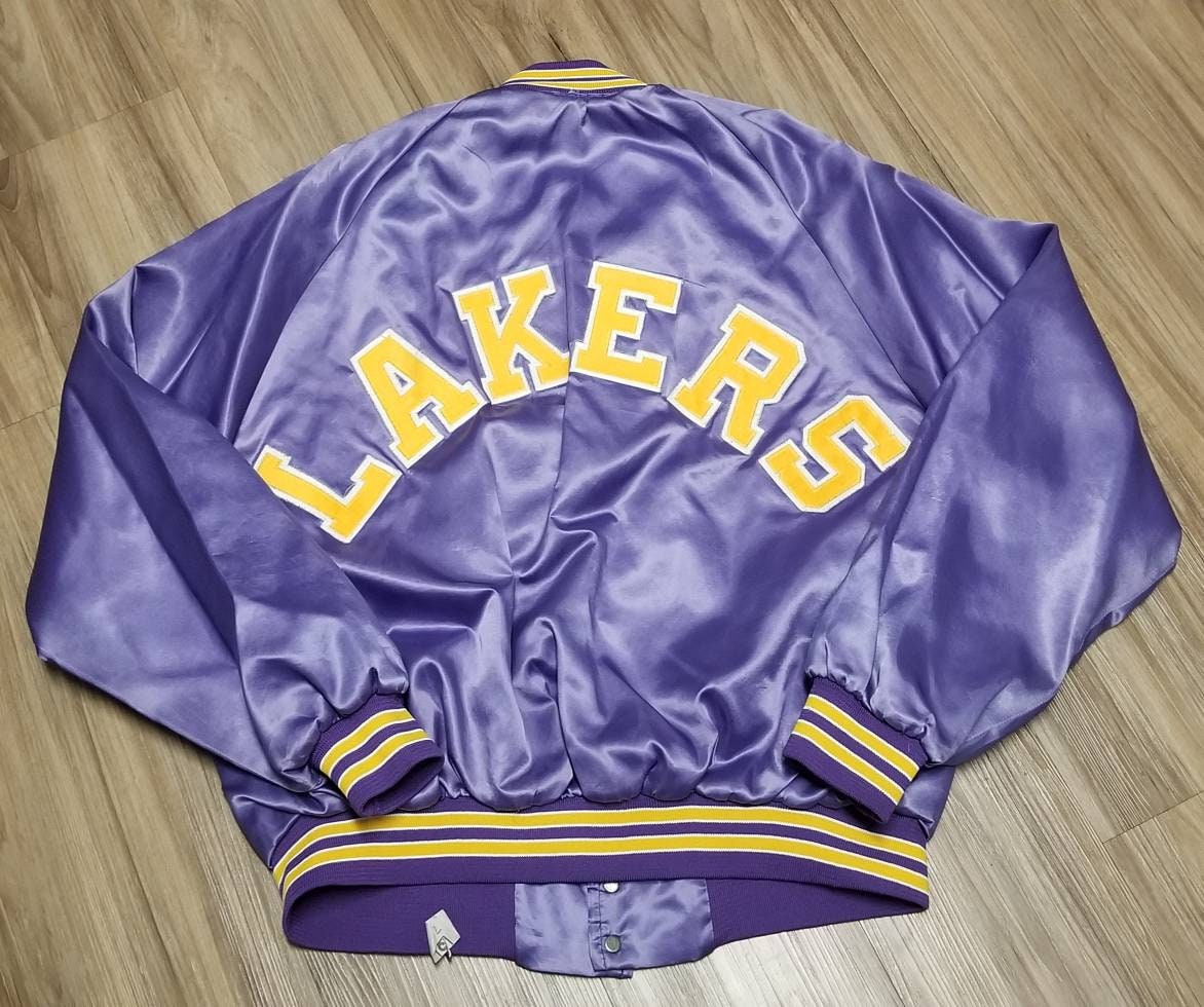 Xl Los Angeles Lakers Jacket la Lakers Satin Jaket LA Lakers
