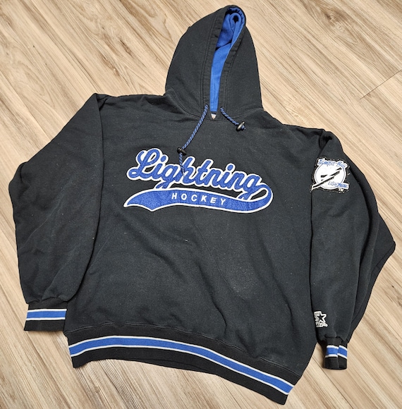 1993 XL Tampa bay lightning hoodie,90s lightning sweatshirt,vintage lightning sweatshirt,tampa bay lightning starter hoodie