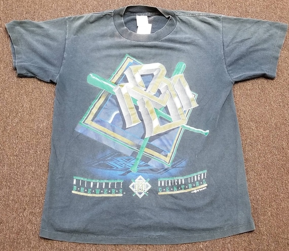 1993 Milwaukee brewers shirt, 90s brewers shirt, medium brewers shirt,vintage brewers shirt