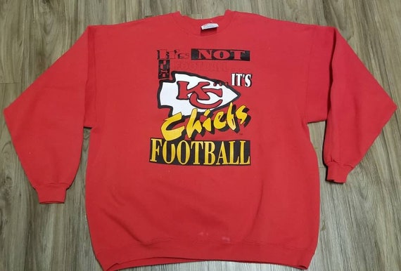 90s 2XL Kansas City Chiefs Sweatshirt,2xl Chiefs Sweatshirt,90s