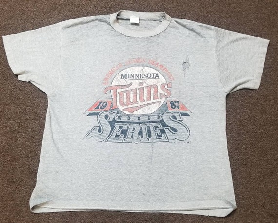 1987 Minnesota Twins world series shirt, Minnesot… - image 1