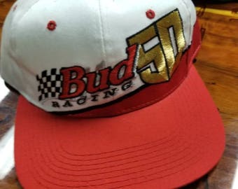 1998 nascar hat,90s Hendrick motorsports hat,Budweiser racing hat,nascar 50th anniversary hat,Ricky craven hat,90s hendrick racing hat
