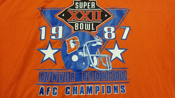 80s large, Denver Broncos shirt, john Elway, super