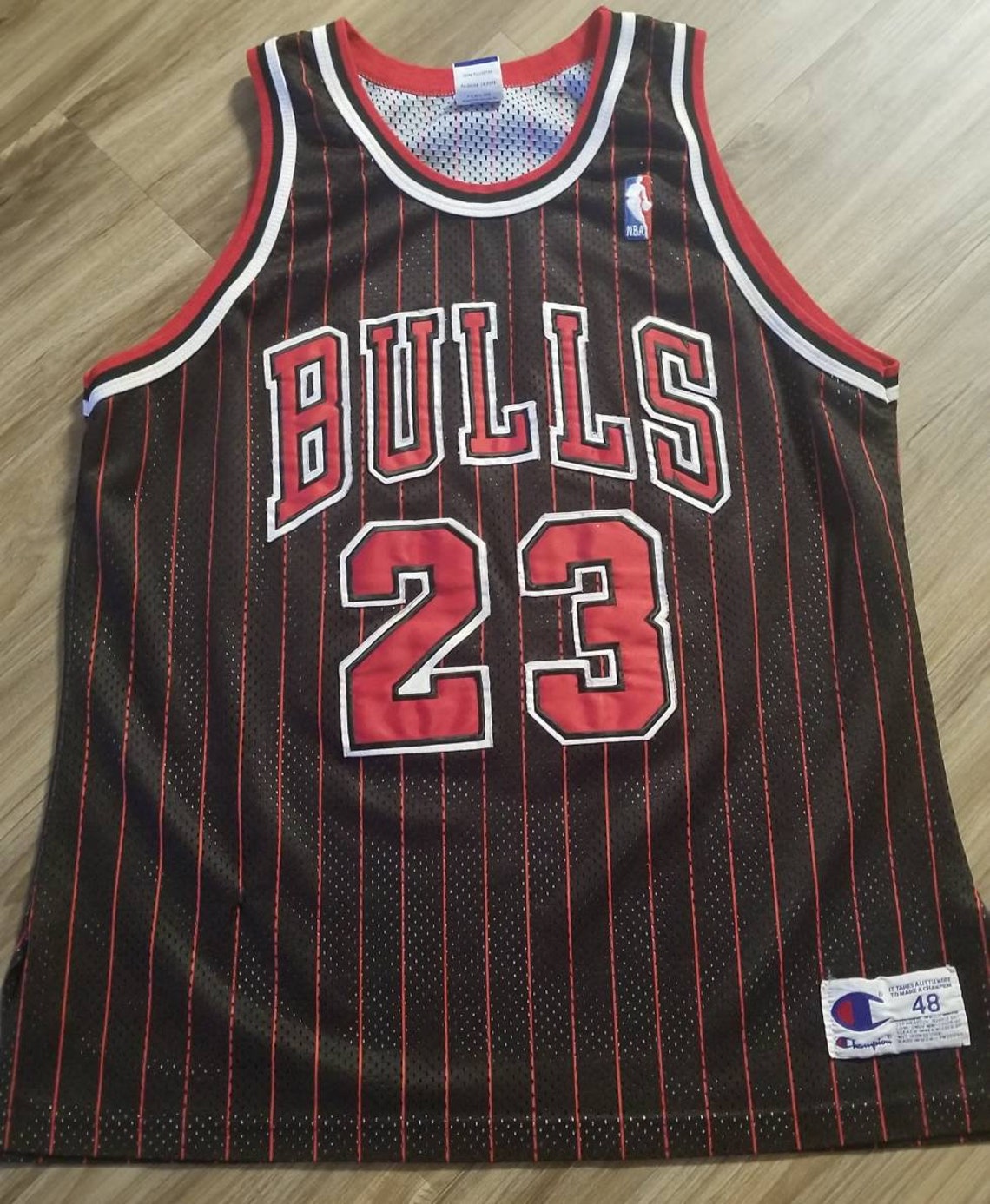 90s Michael jordan Chicago bulls champion jersey size 48 | Etsy