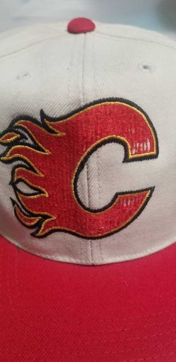 Vintage Calgary Flames Cap Streetwear Fan Merchandise Hats