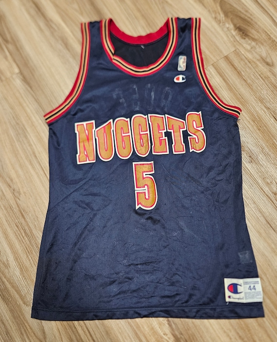 Allen Iverson Denver Nuggets Vintage NBA Champion Jersey Basketball Shirt  Sz XL