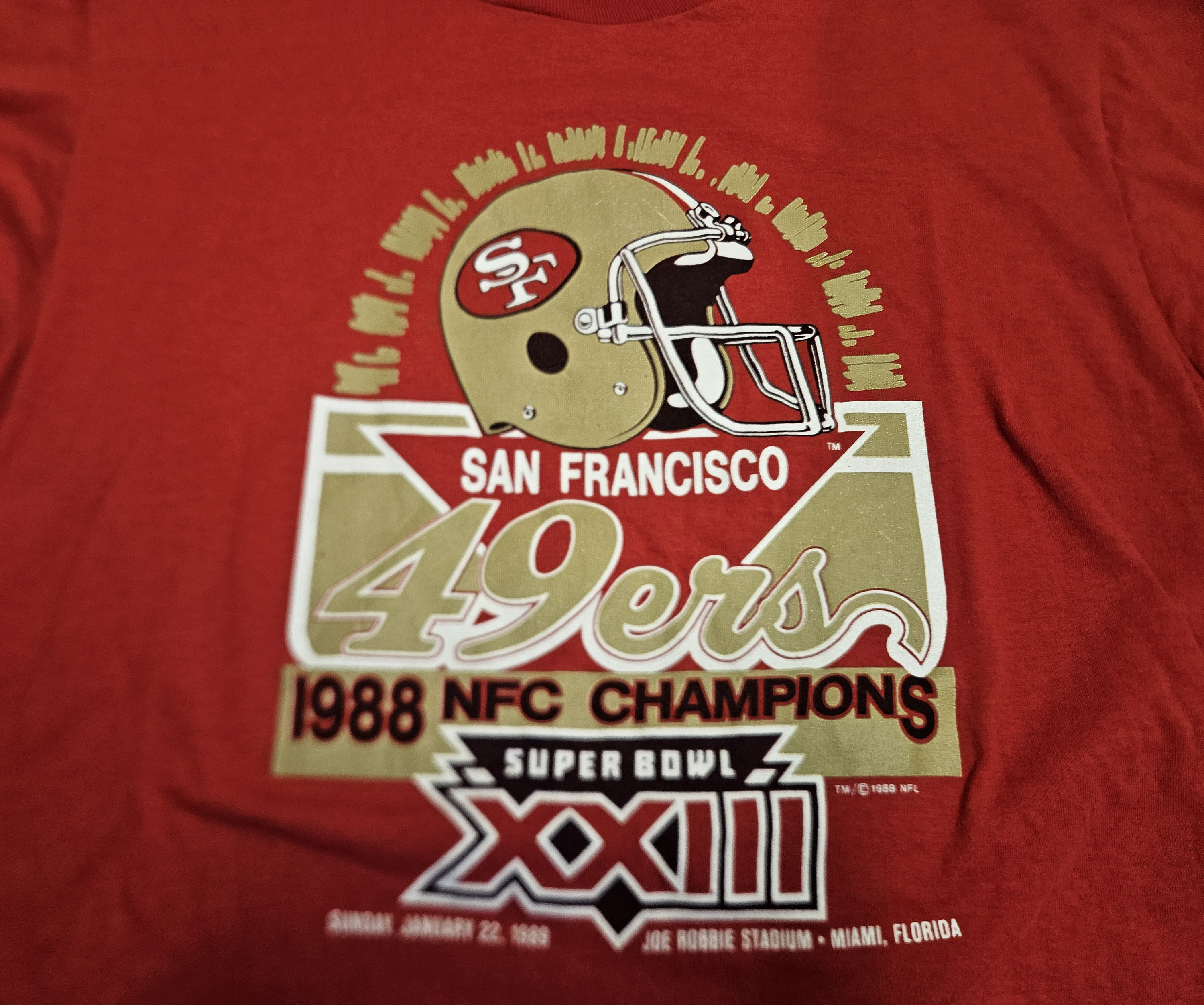 1988 Large Superbowl 23 Shirt,80s San Francisco 49ers Shirt,49ers
