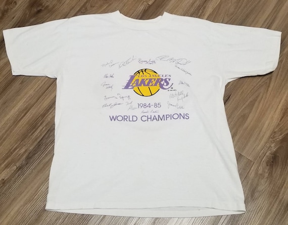 1985 vintage medium large LA Lakers shirt,lakers … - image 1