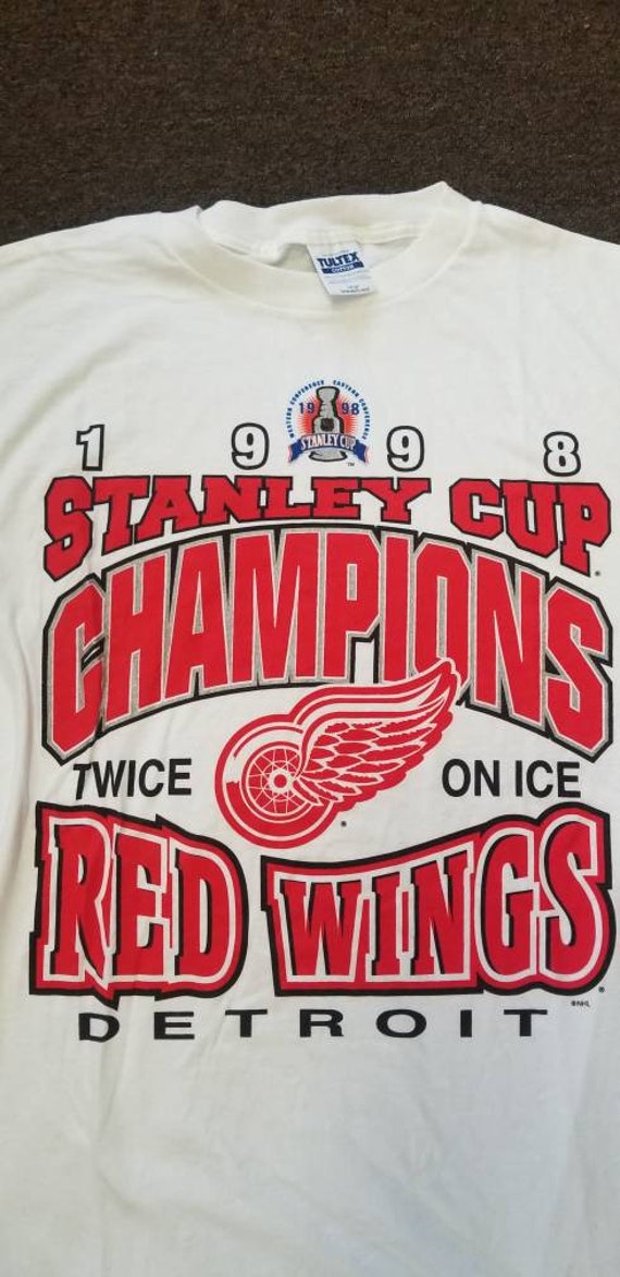 1998 New medium Detroit red wings shirt, 90s Nhl … - image 2