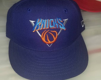90s ヴィンテージキャップ ニューヨーク・ニックス Vintage 90's New York Knicks Snapback Leather Snapback - Etsy