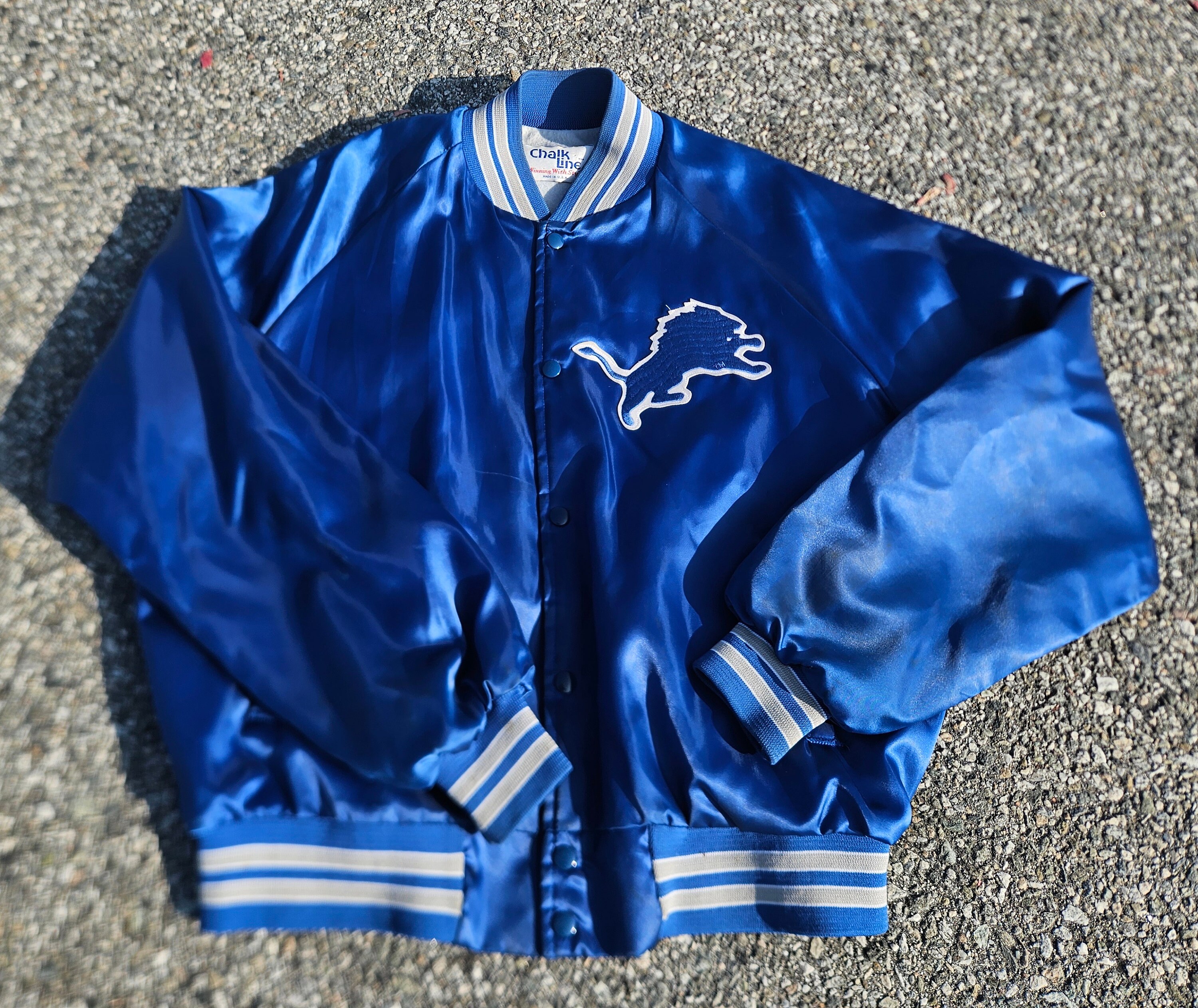 80s XL Detroit Lions Jacket,xl Lions Jacket,detroit Lions 80s XL Detroit Lions Jacket,xl Lions Jacket,detroit Lions