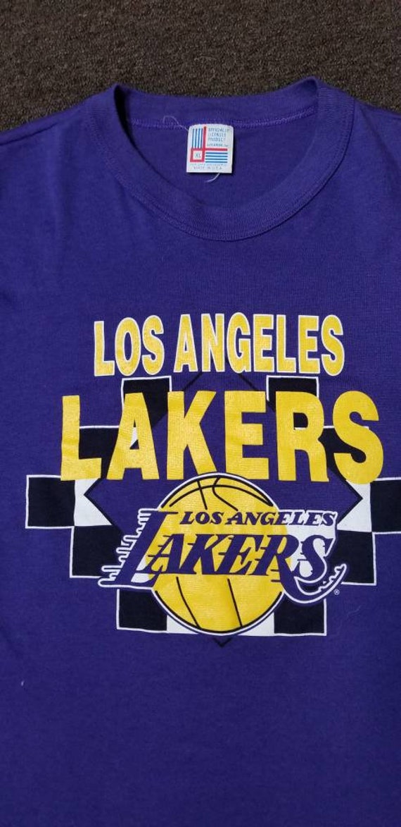 Original 80s 90s medium LA Lakers shirt, LA lakers te… - Gem