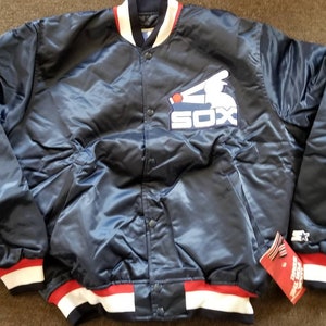 Vintage 80's Starter Satin Chicago Blackhawks Jacket - Jackets Expert