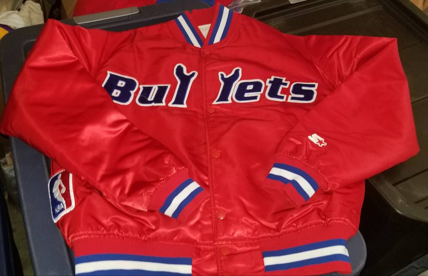 Washington bullets starter jacket hotsell