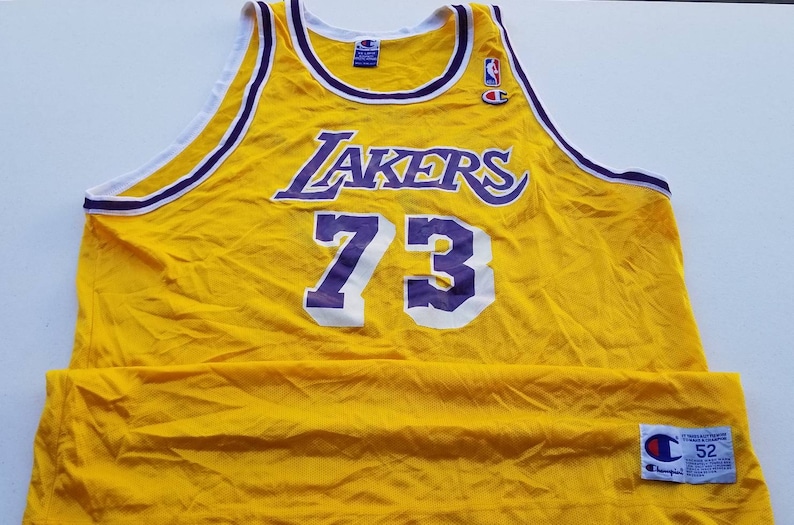 dennis rodman lakers jersey