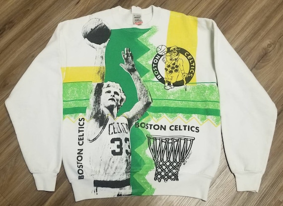 80's Robert Parish Boston Celtics Sandknit NBA Jersey Size Large