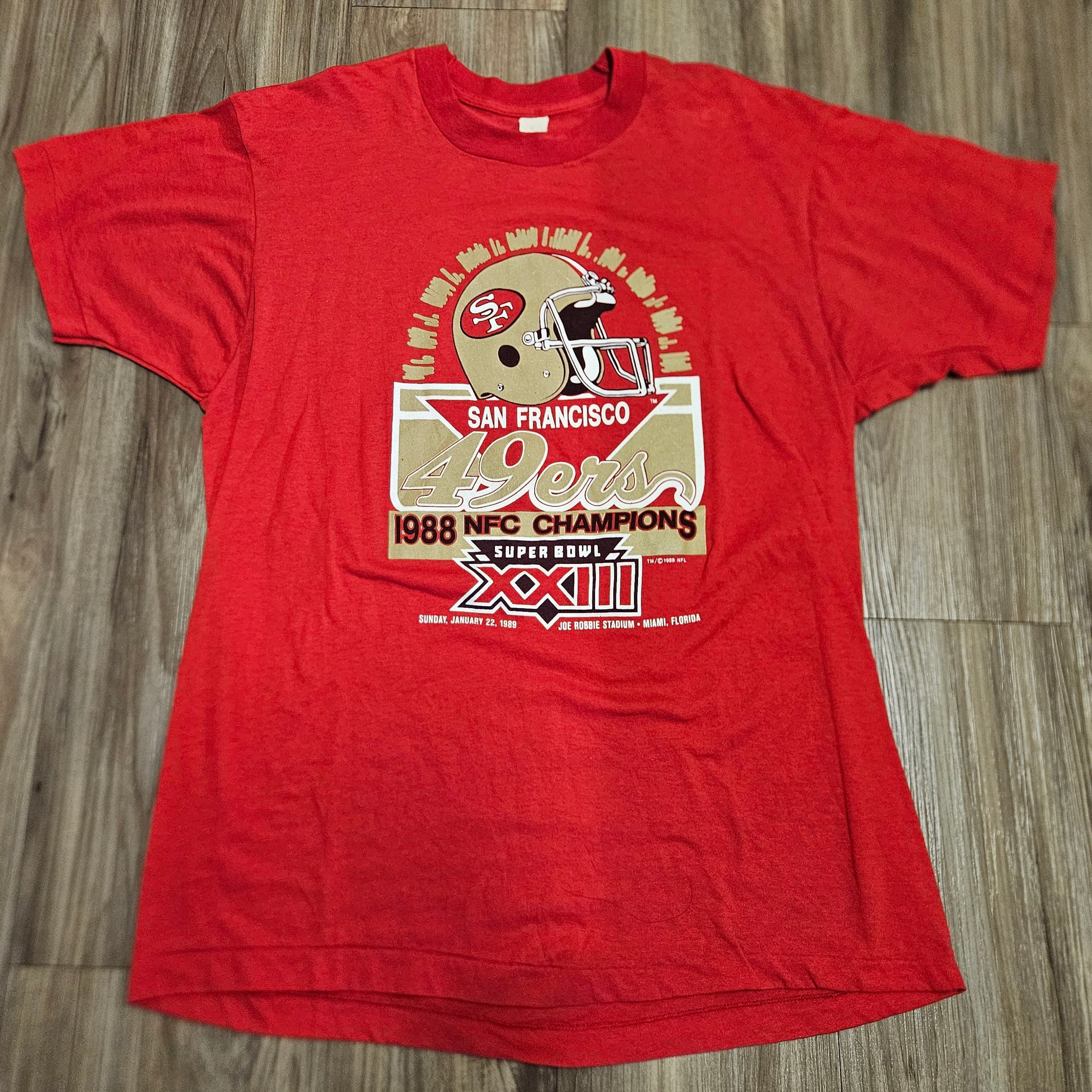 1988 Large Superbowl 23 Shirt,80s San Francisco 49ers Shirt,49ers