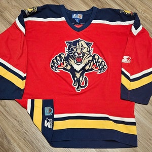 Florida Panthers Custom 00 Player Home Red Jersey Jersey - Bluefink