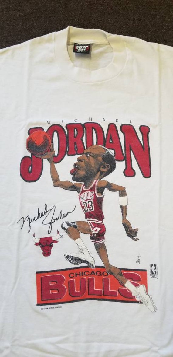 Used Original 1987-88 Vintage Chicago Bulls Shirt Salem