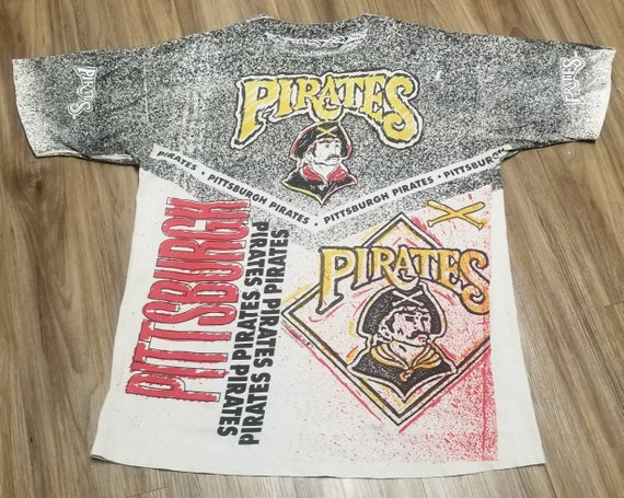 1991 XL Pittsburgh pirates shirt,pirates AOP shir… - image 4