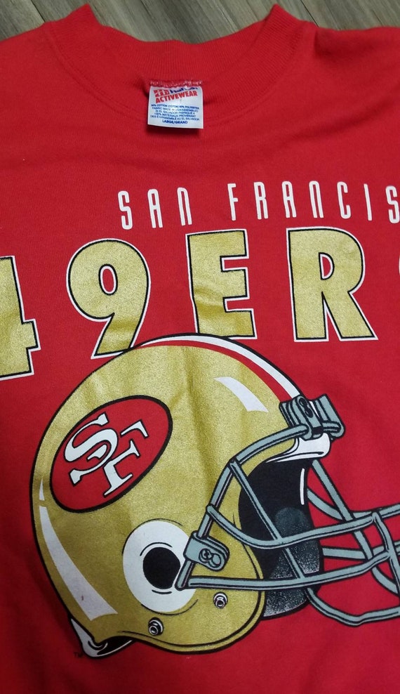 San Francisco 49ers - Old school jerseys for an old school rivalry. We'll  wear the #94Niners uniforms on Sunday Night Football vs the Los Angeles  Rams. 🎟