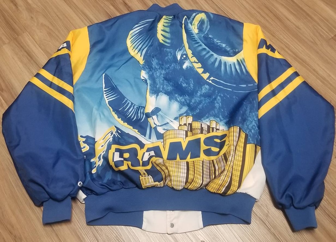 1992-1993 90s LA Rams Chalkline Jacket,xl Rams Jacket,la Rams