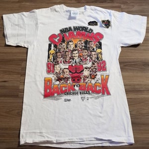 1992 Chicago Bulls NBA Finals Single Stitch Shirt * Men's